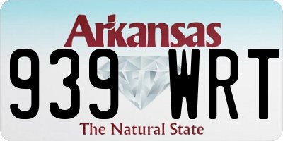 AR license plate 939WRT