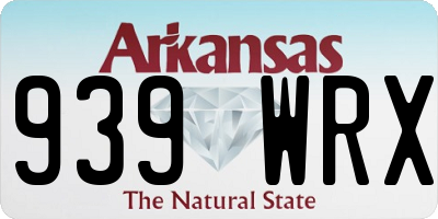 AR license plate 939WRX