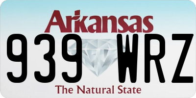 AR license plate 939WRZ