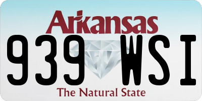 AR license plate 939WSI