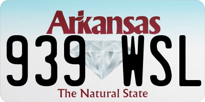 AR license plate 939WSL