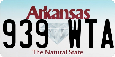 AR license plate 939WTA
