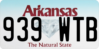 AR license plate 939WTB