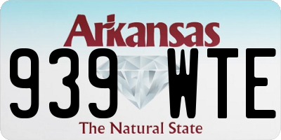 AR license plate 939WTE