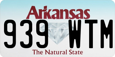 AR license plate 939WTM