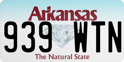 AR license plate 939WTN