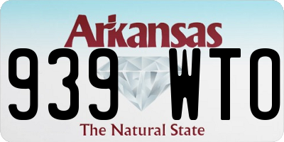 AR license plate 939WTO