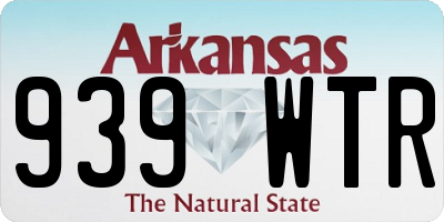 AR license plate 939WTR
