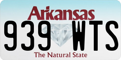 AR license plate 939WTS