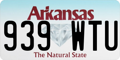 AR license plate 939WTU