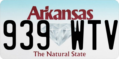 AR license plate 939WTV