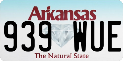 AR license plate 939WUE