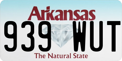 AR license plate 939WUT