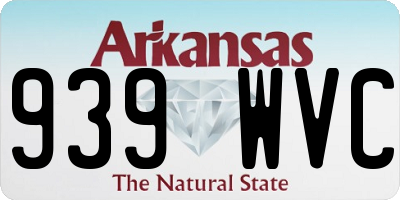 AR license plate 939WVC