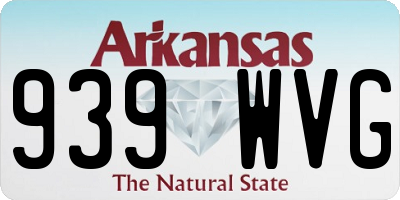 AR license plate 939WVG