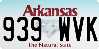 AR license plate 939WVK