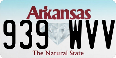 AR license plate 939WVV
