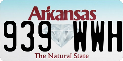 AR license plate 939WWH