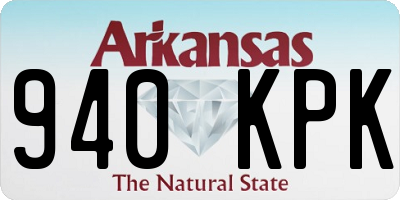 AR license plate 940KPK