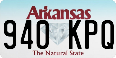 AR license plate 940KPQ