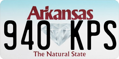 AR license plate 940KPS