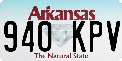 AR license plate 940KPV