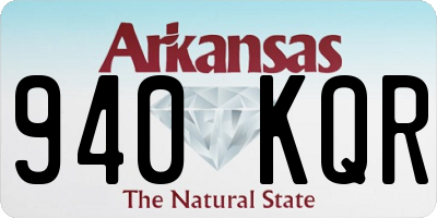 AR license plate 940KQR