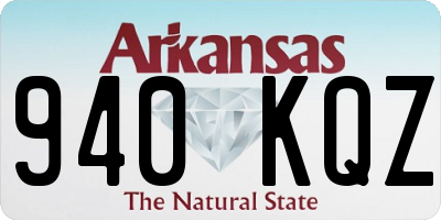 AR license plate 940KQZ