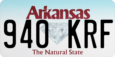 AR license plate 940KRF