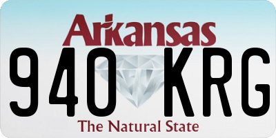AR license plate 940KRG