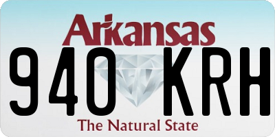 AR license plate 940KRH
