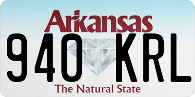 AR license plate 940KRL