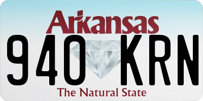 AR license plate 940KRN