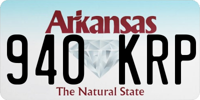 AR license plate 940KRP