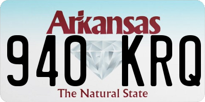 AR license plate 940KRQ