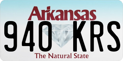 AR license plate 940KRS
