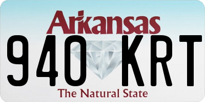 AR license plate 940KRT