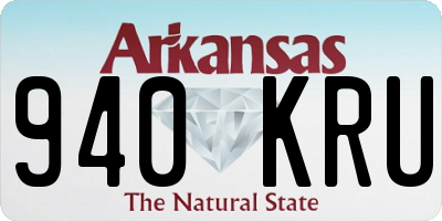 AR license plate 940KRU