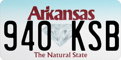 AR license plate 940KSB