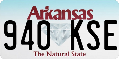 AR license plate 940KSE