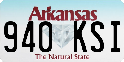 AR license plate 940KSI