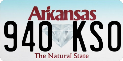 AR license plate 940KSO