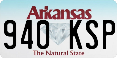 AR license plate 940KSP
