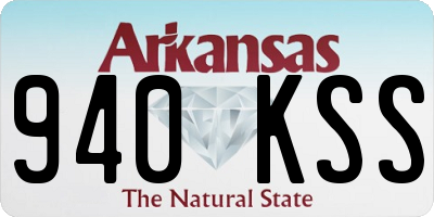 AR license plate 940KSS