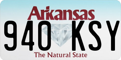 AR license plate 940KSY