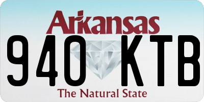 AR license plate 940KTB