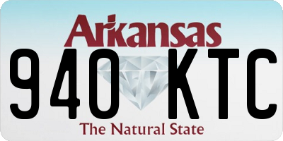 AR license plate 940KTC