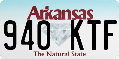 AR license plate 940KTF