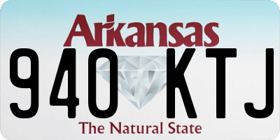 AR license plate 940KTJ