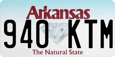 AR license plate 940KTM